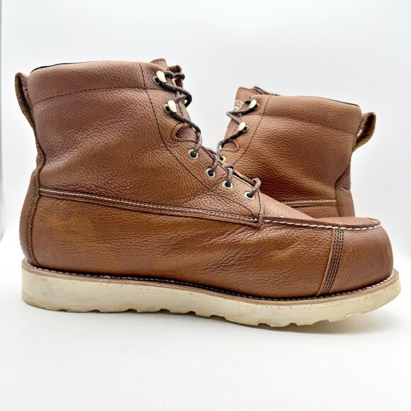 Irish Setter Mens Wingshooter 6" Work Boot 14 Wide Brown WP Composite Toe EH NIB - Picture 5 of 13